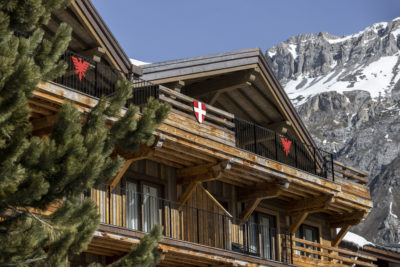 Résidence La Foret - Val d'Isère - Savoie - architecture d'extérieur - bois - façade - montagne - hiver - neige
